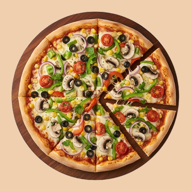 American garden Pizza (9 inch)