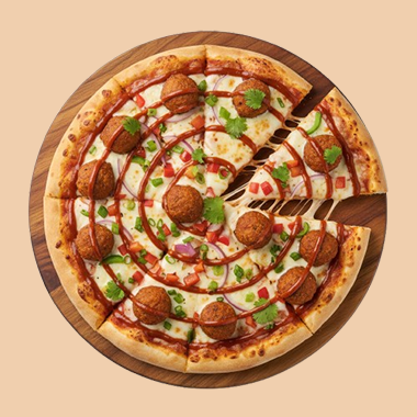 Spicy Manchurian Pizza (8 inch)